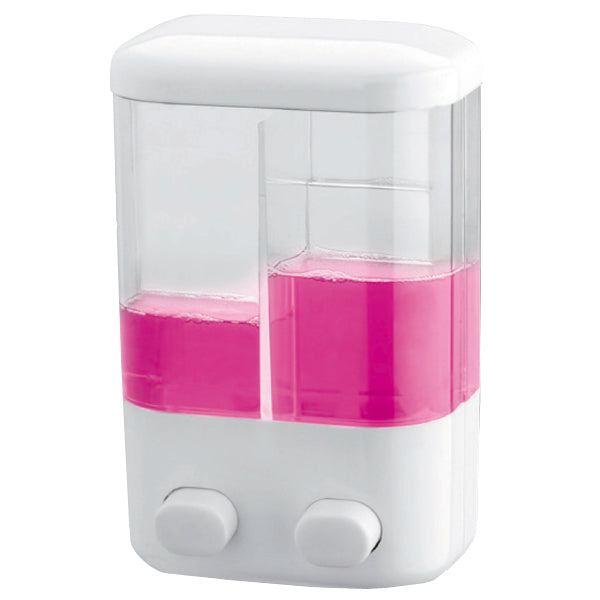 Dosatore doppio di sapone liquido