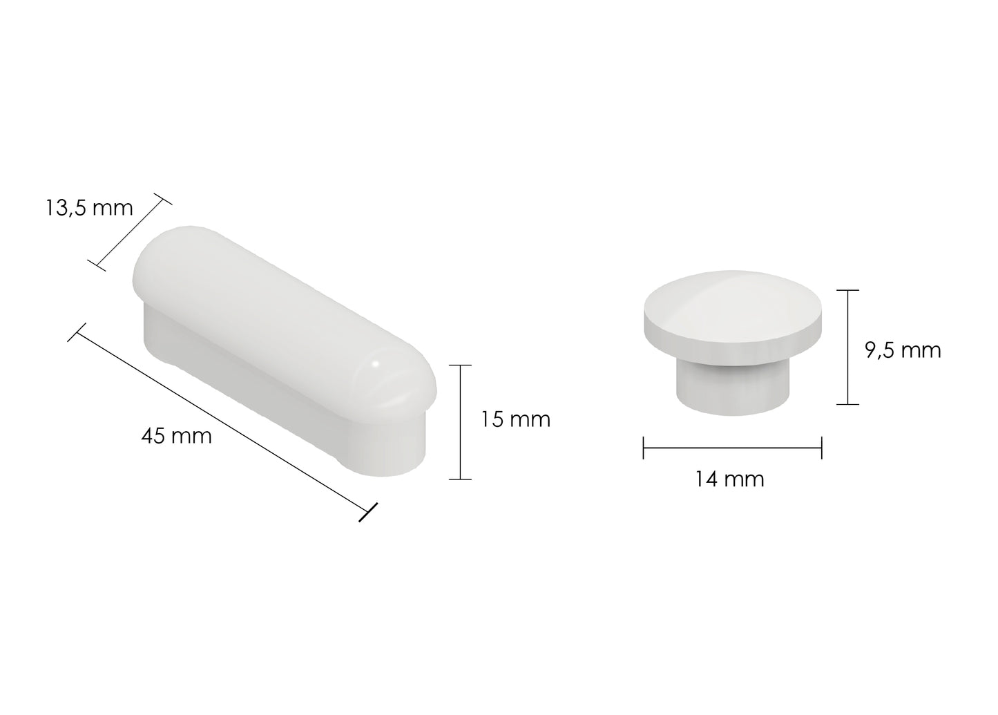 Paracolpi di Ricambio per Sedili WC - Cod. 2FSE500202
