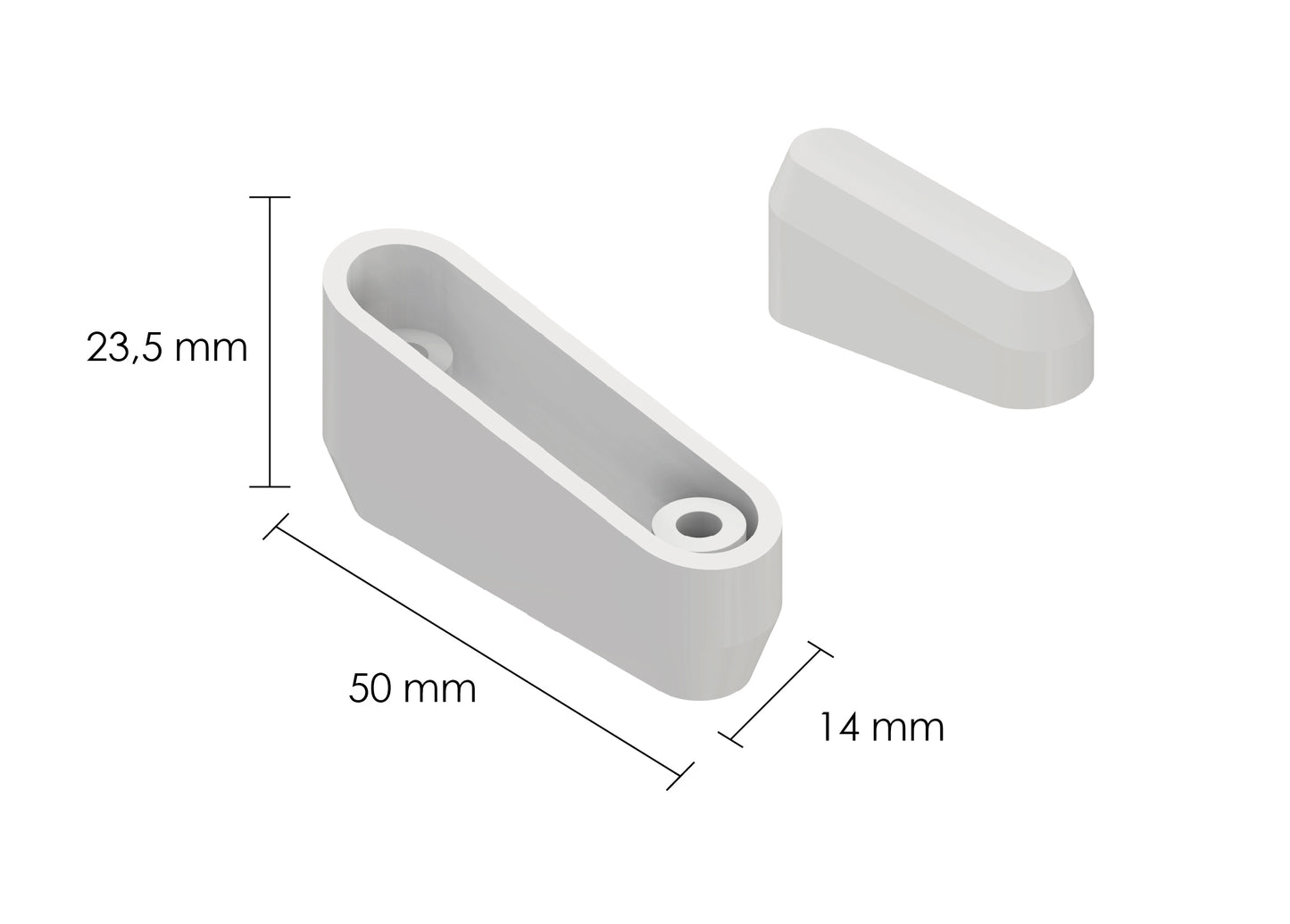 Paracolpi di Ricambio per Sedili WC - Cod. 2FSE500402