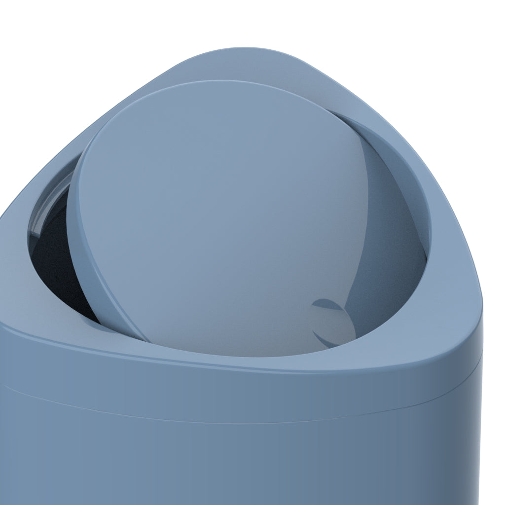 Pitagora cestino triangolare 5 lt. blu colomba