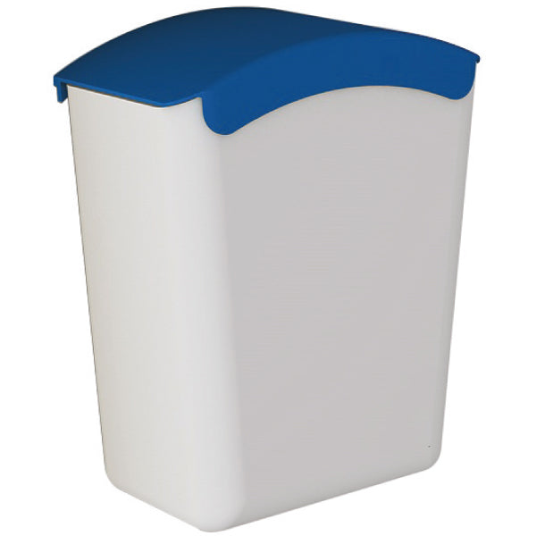 Dasty cestino a muro multiuso bianco e blu