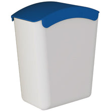 Dasty cestino a muro multiuso bianco e blu