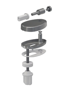 Cerniera per sedile WC - H341