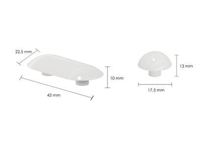 Paracolpi di Ricambio per Sedili WC - Cod. 2FSE511402