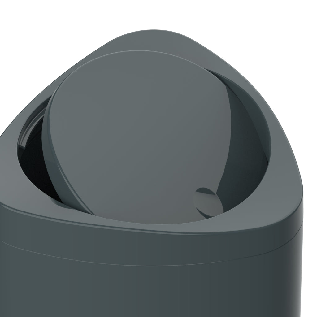 Pitagora cestino triangolare 5 lt. grigio granito