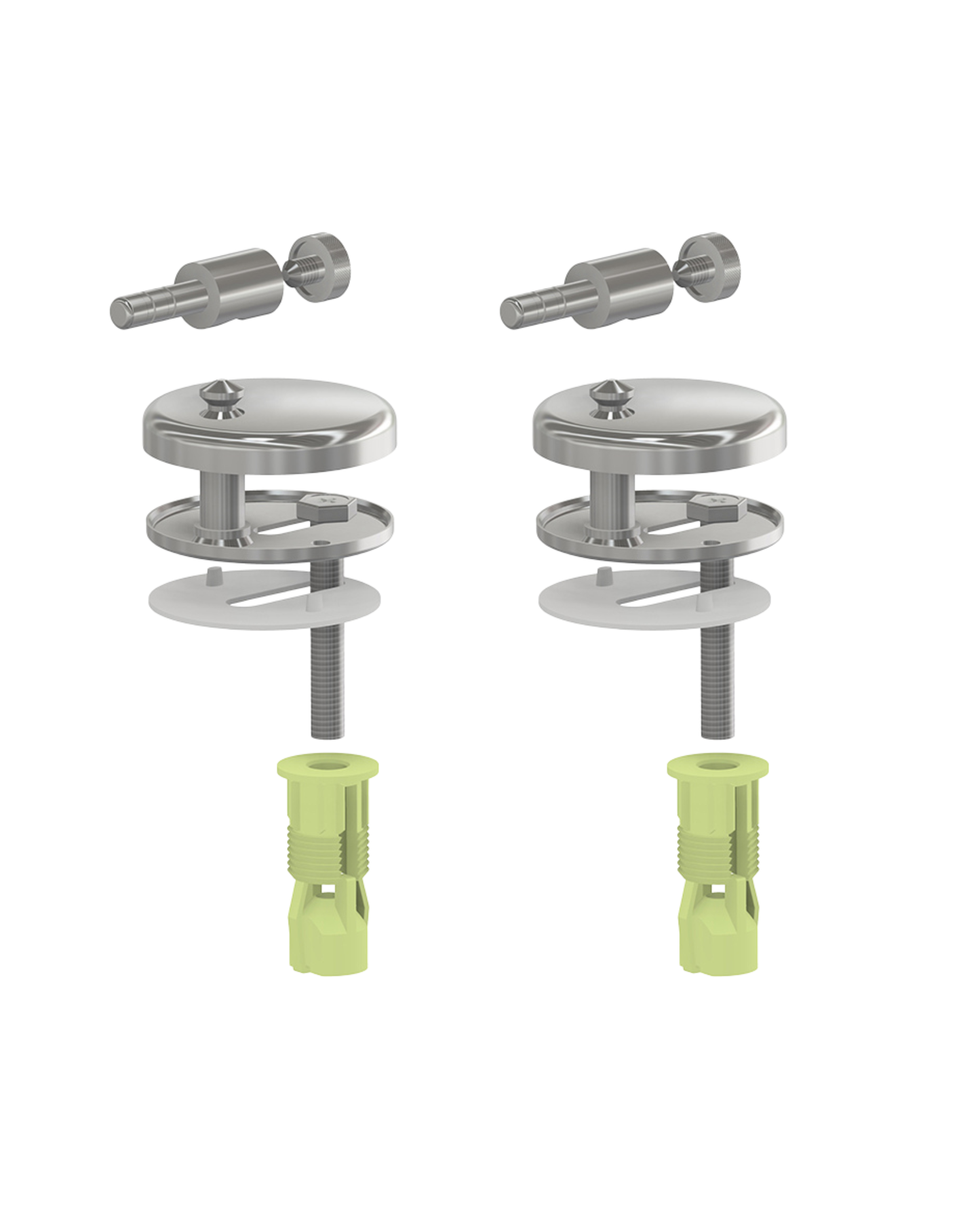 Kit Cerniere di Ricambio per Sedili WC - Cod. 2FSE505060