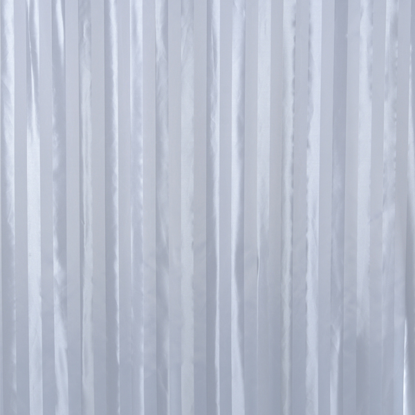 Tenda da doccia in poliestere 240x200 cm + 16 anelli pp - bianco - Tendance